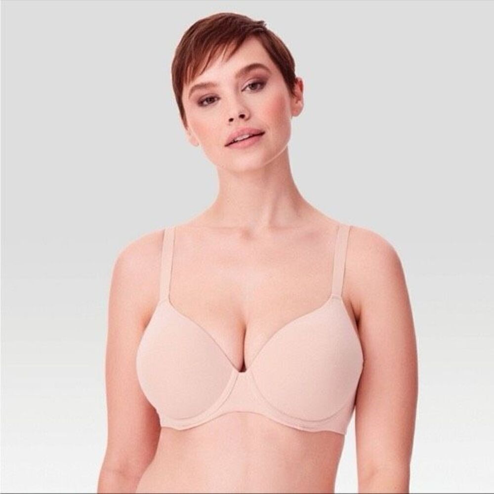 ✨Beauty By Bali Women’s T-Shirt Tan Sz 36DD Bra✨